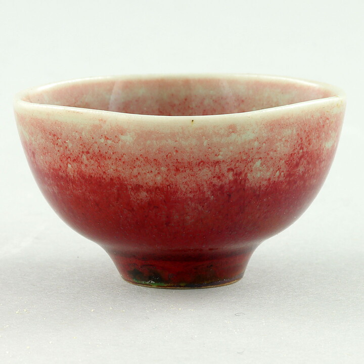 ベルント・フリーベリ  一点もの  赤茶色のボウル  (3.5cm)  1960年代