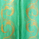 Wilhelm Kåge (1924) Green Organic Vase with Golden Decor 22 cm 