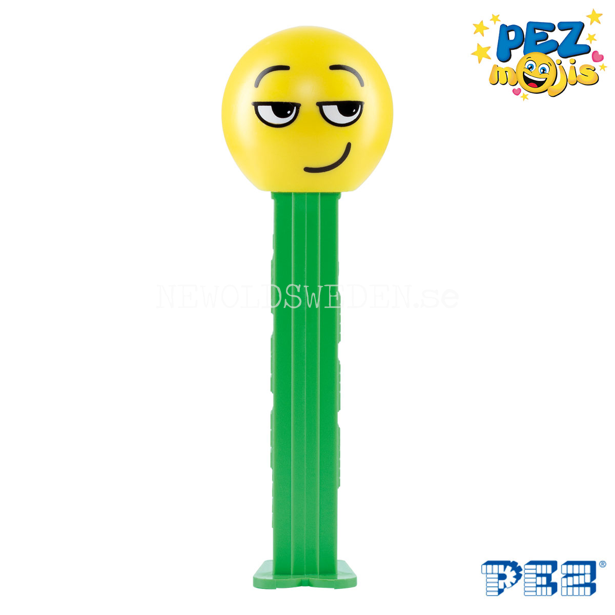 PEZ Dispenser SMIRK GREEN + Candy - PEZmojis - PE26 - 6
