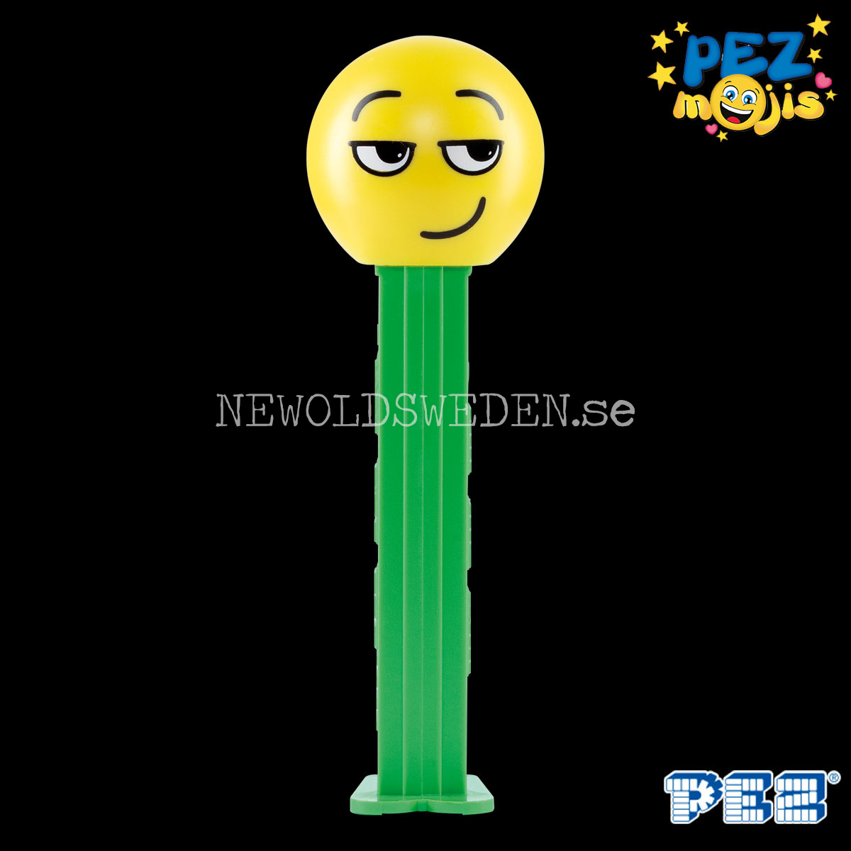 PEZ Dispenser SMIRK GREEN + Candy - PEZmojis - PE26 - 3