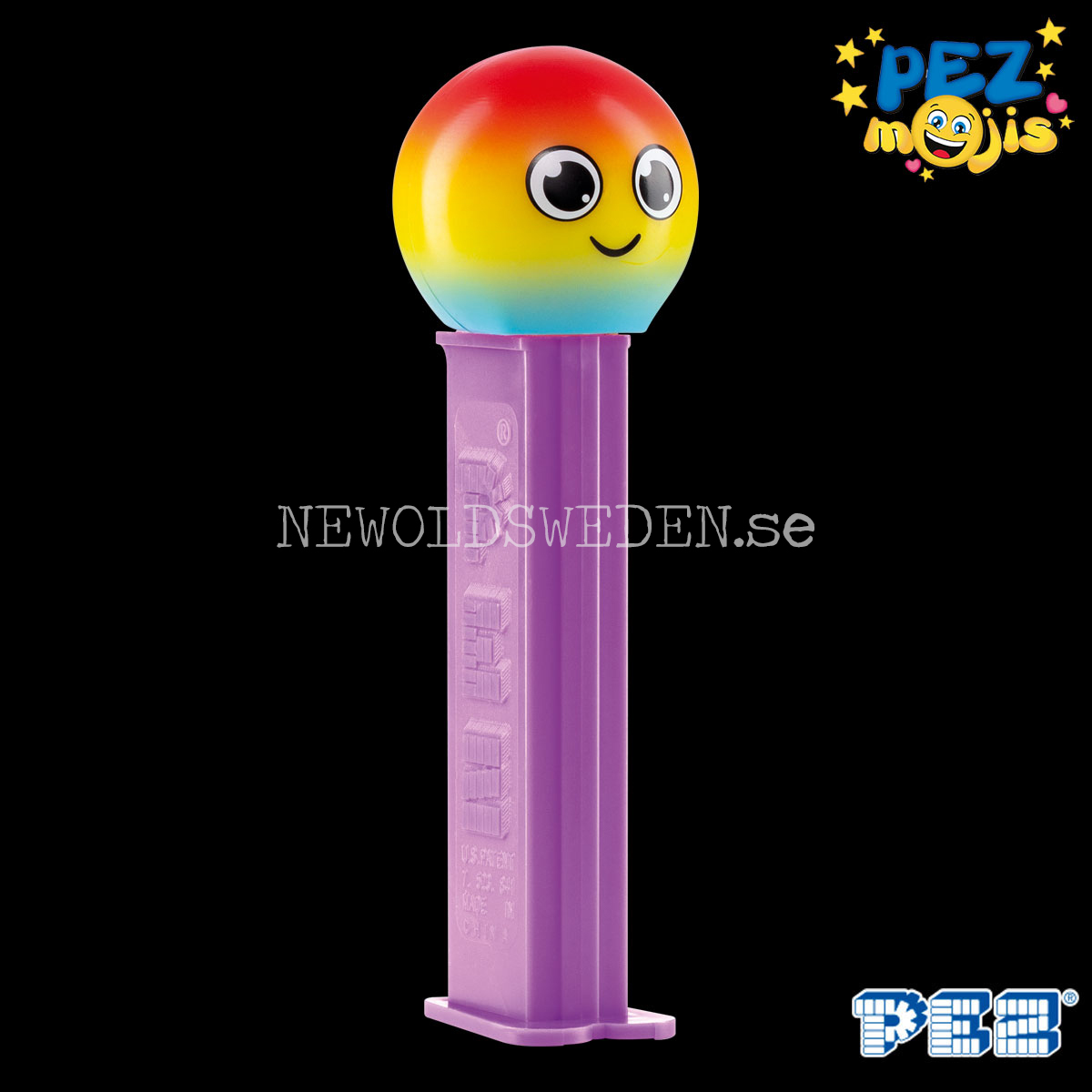 PEZ Dispenser RAINBOW + Candy - PEZmojis - PE26