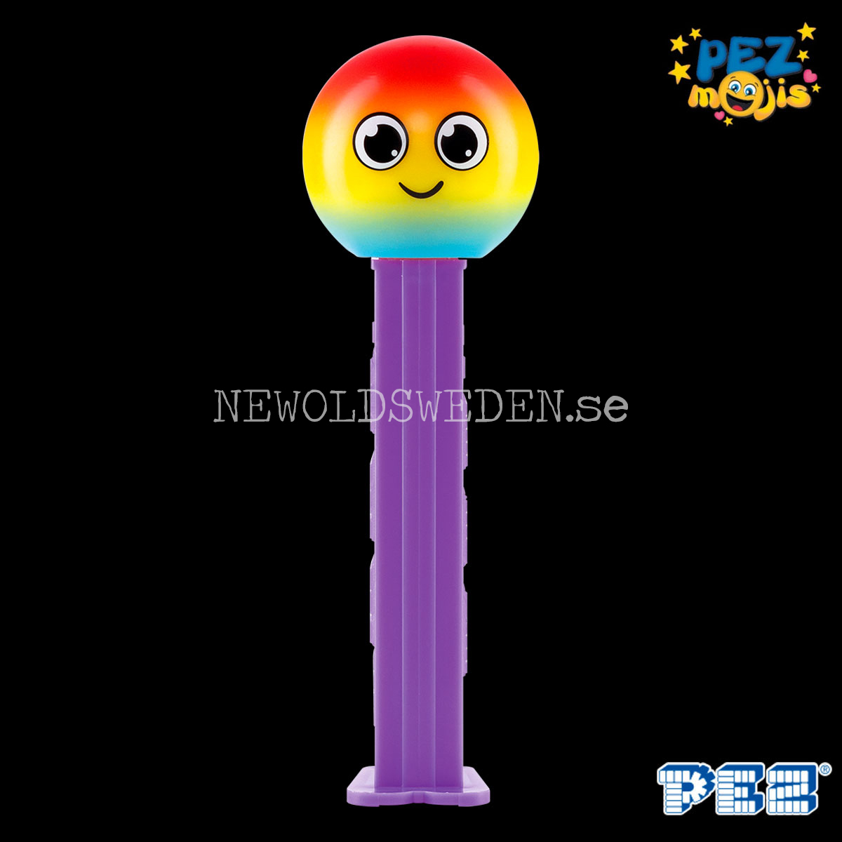 PEZ Dispenser RAINBOW + Candy - PEZmojis - PE26 - 2