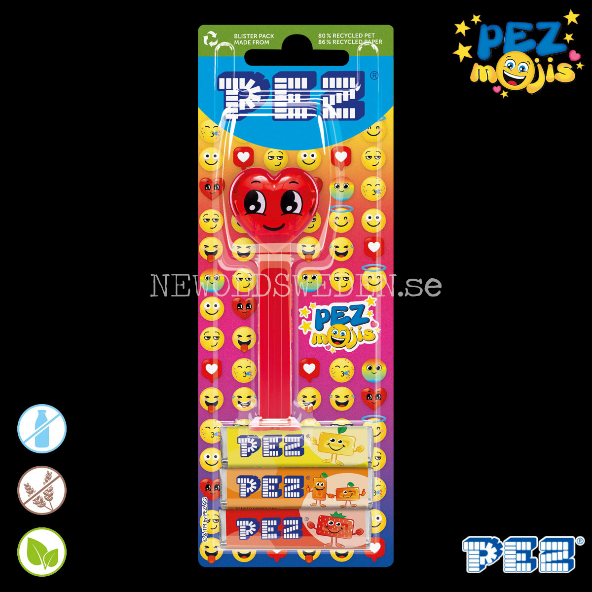 PEZ Dispenser HEART + Candy - PEZmojis - PE26 - 3