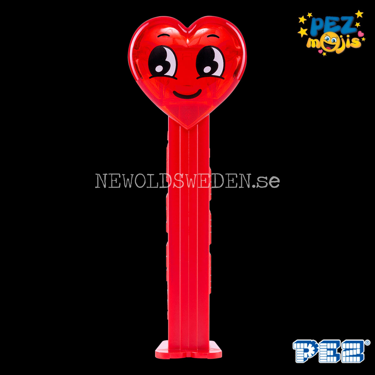 PEZ Dispenser HEART + Candy - PEZmojis - PE26 - 2