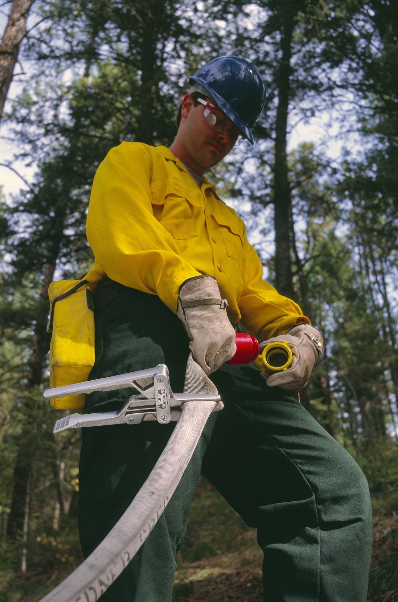 Slangeklemmeverktøy, Timberline Tool FF1-S eller FF1-D, for singel eller dobbellagsslanger opptil 1-3/4", klassifisert opptil 17 bar. - 3