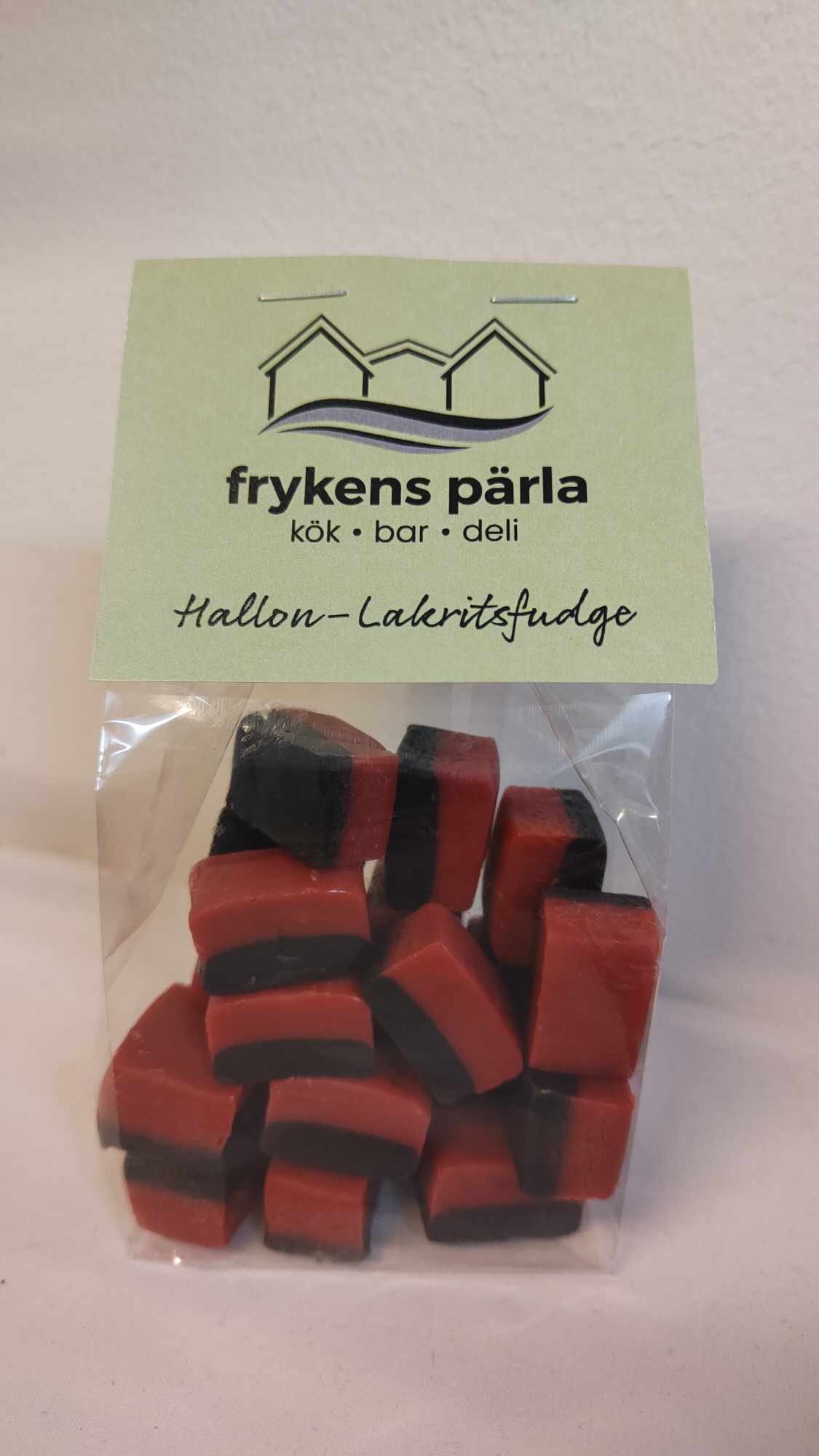 Hallon- Lakritsfudge