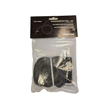 PACKNINGSSET TILL DÖRR MORS 08 MM - SVART