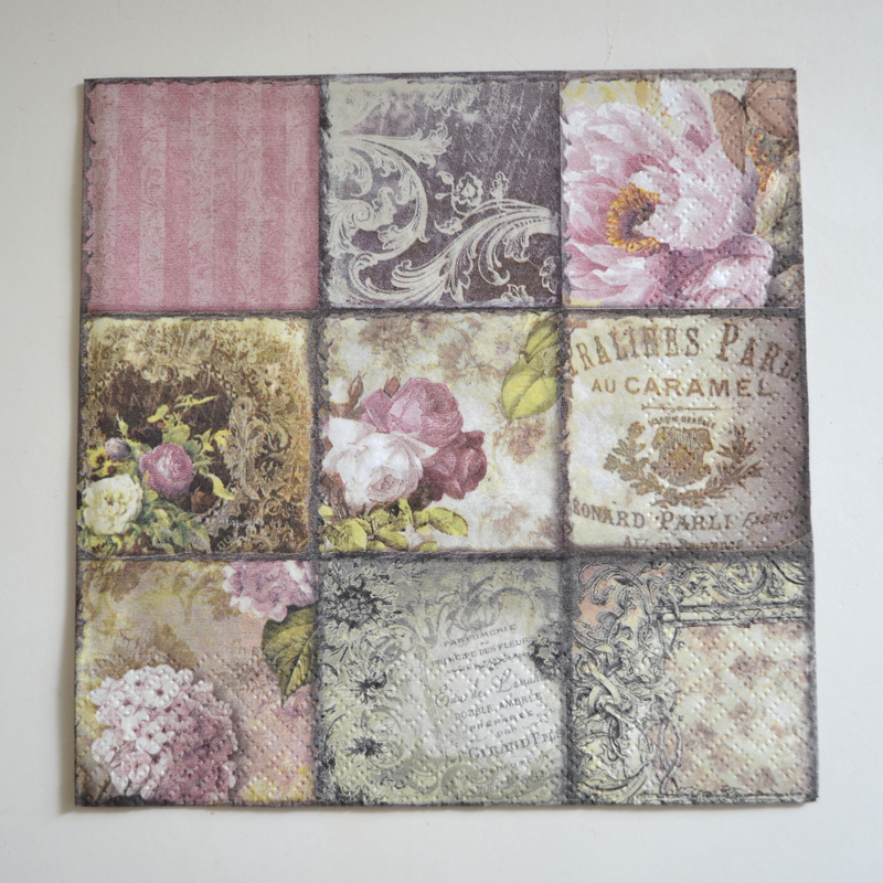 Decoupage servett - 9 bilder
