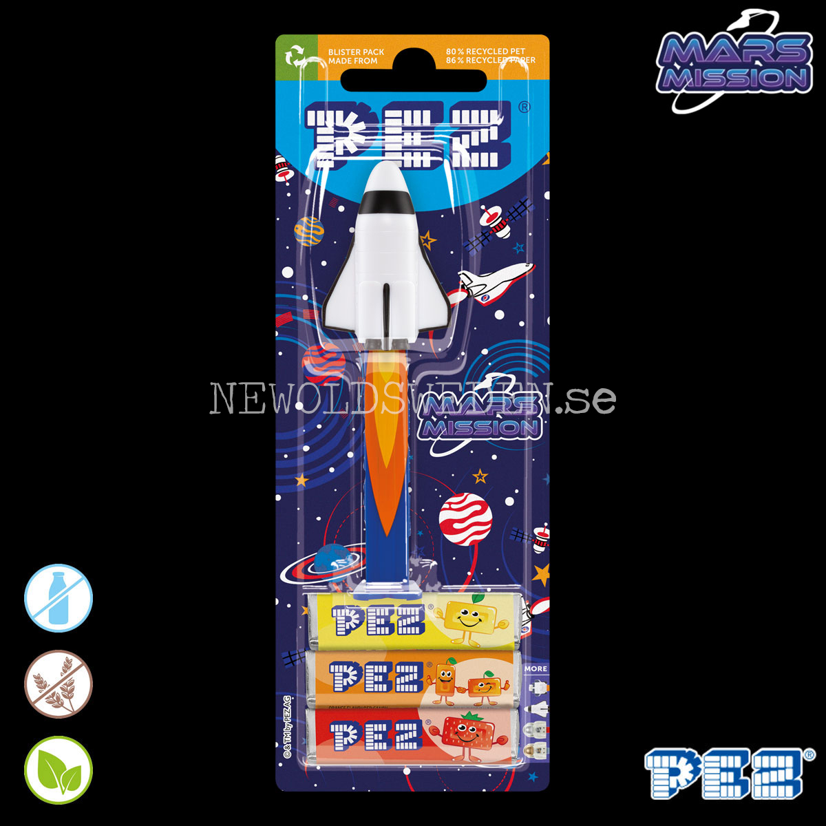 PEZ Dispenser SPACE SHUTTLE + Candy - Mars Mission - PE29 - 2