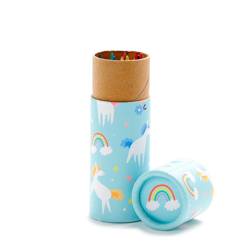 Pennburk Unicorn med 12 Färgpennor