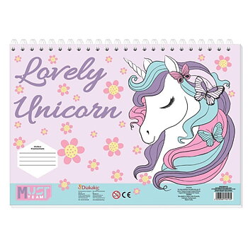 Unicorn Målarbok med Kistermärken