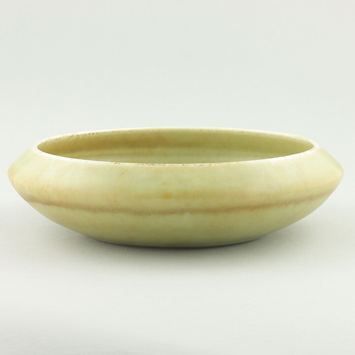Carl-Harry Stålhane (1956) Unique Yellow Discus Bowl 23 cm