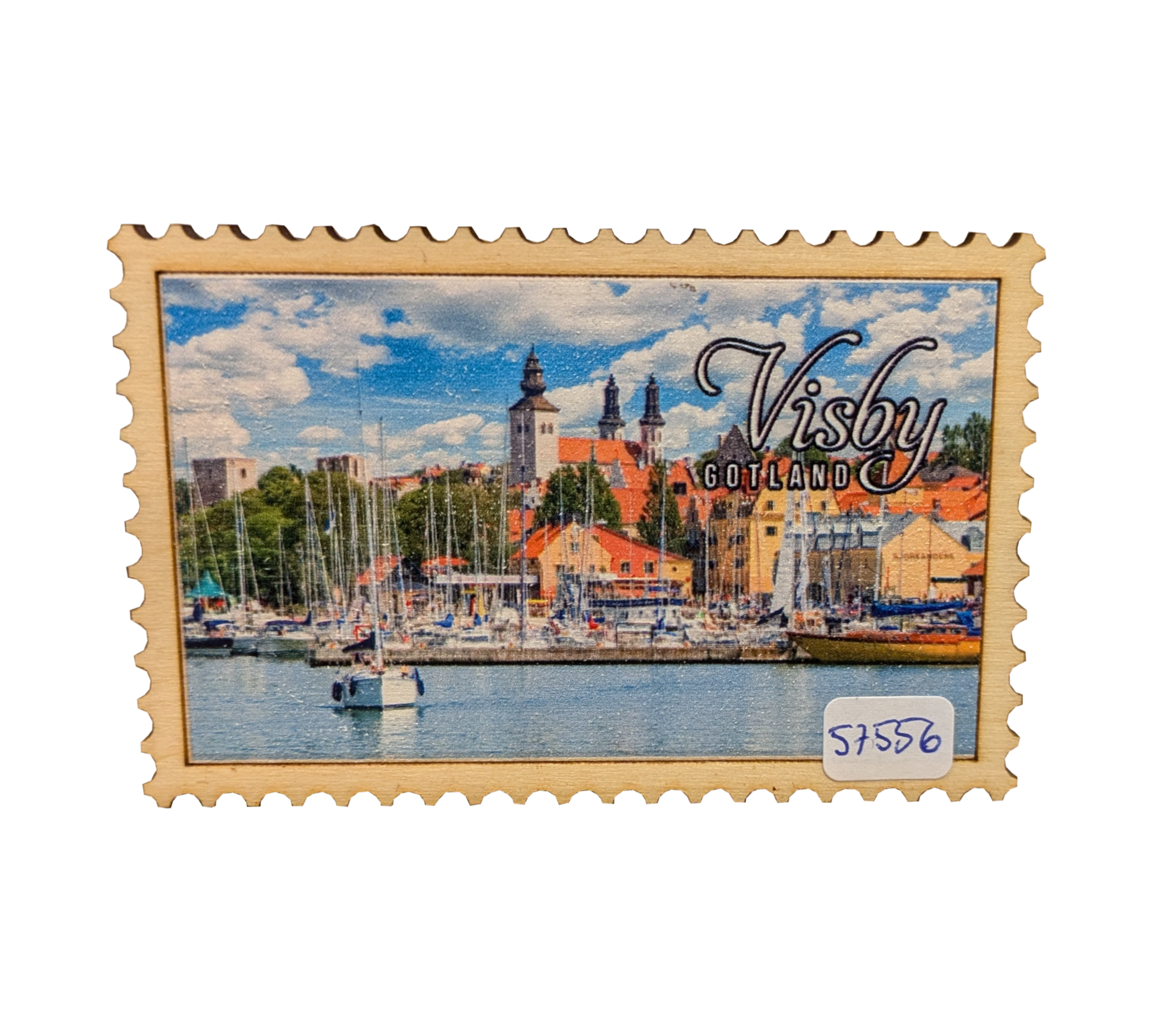Magnet Trä Visby Hamn 10st/fp