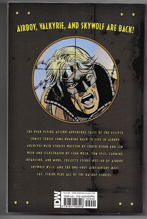Airboy Archives Volume 4 TP NM-