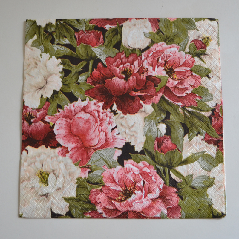 Decoupage servett - Pioner