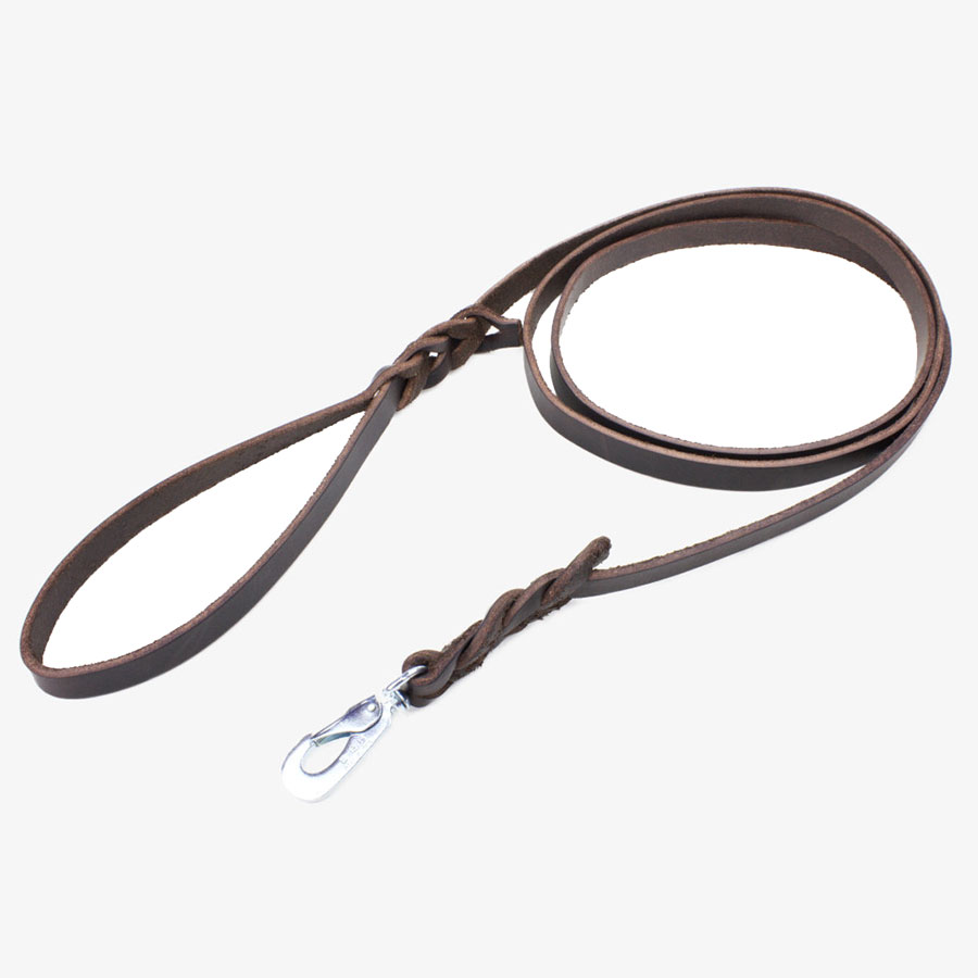Hundkoppel Läder 14 mm