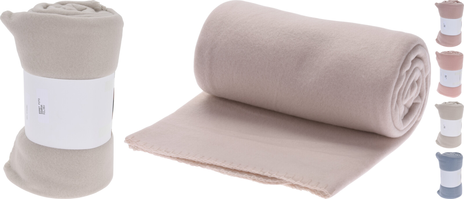 Fleece filt mixade färger