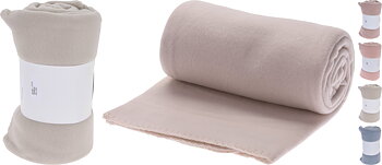 Fleece filt mixade färger
