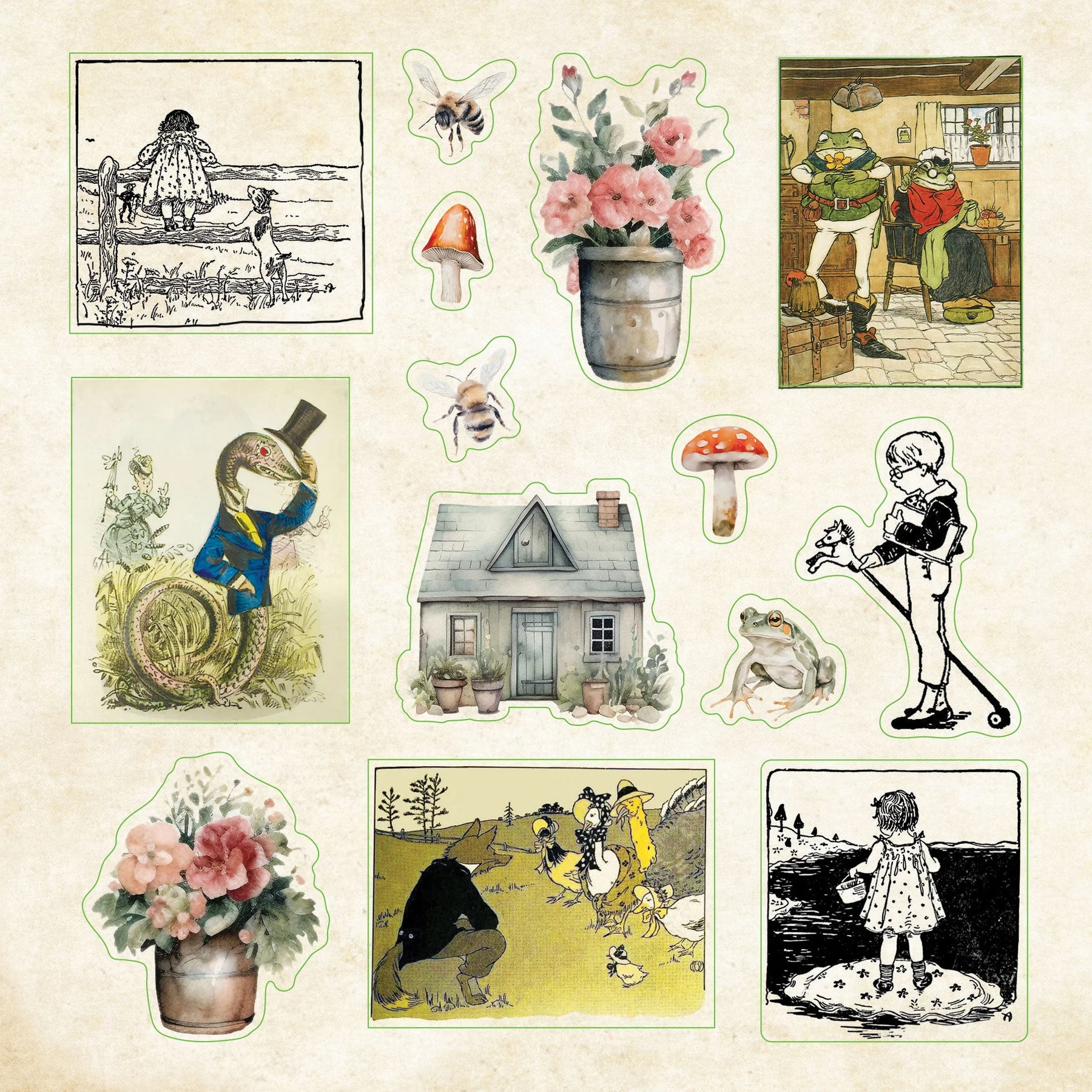 Cottagecore Sticker Book - 10