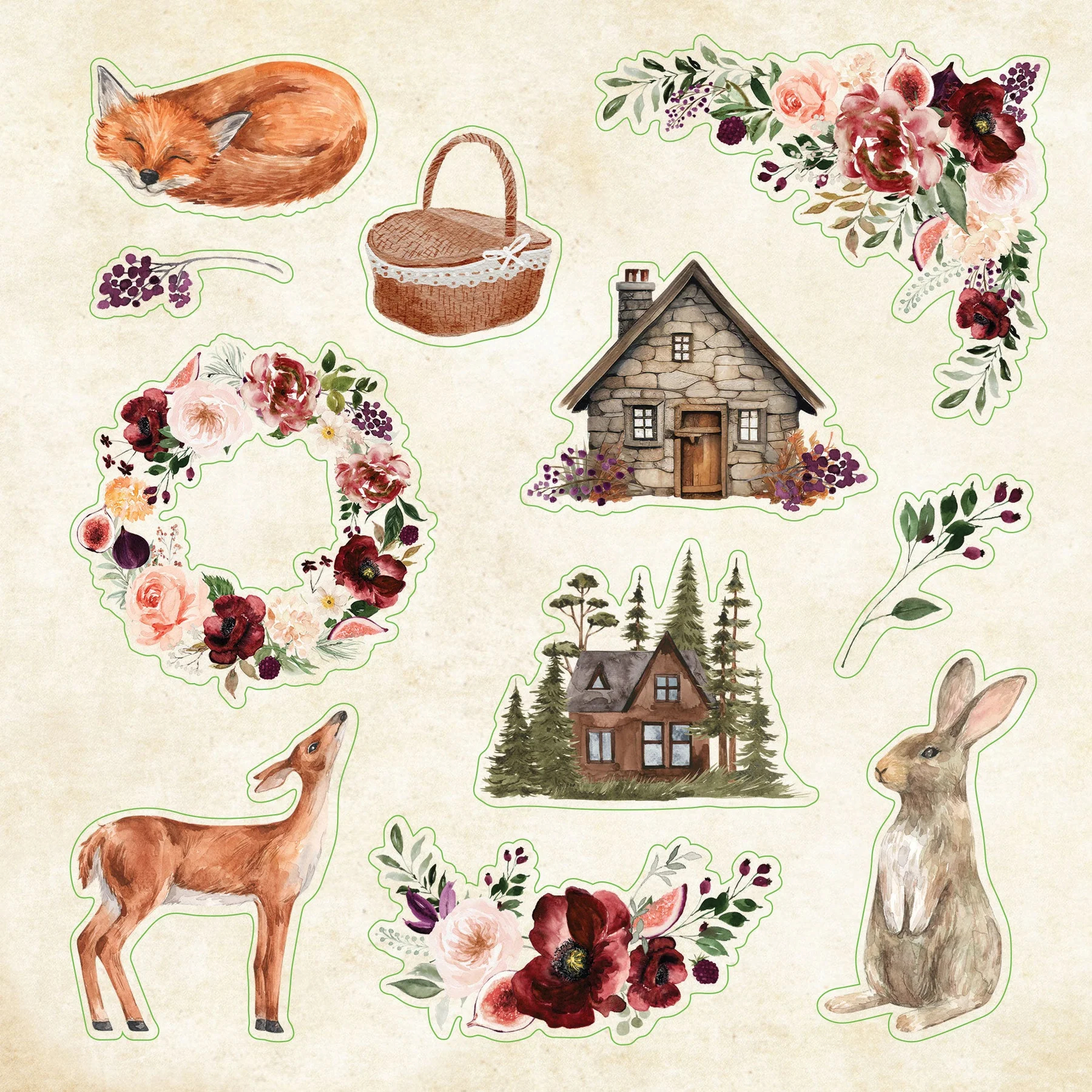 Cottagecore Sticker Book - 3