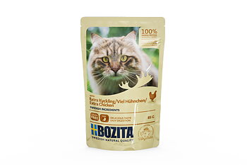 Bozita katt våtfoder Kyckling i sås, 12-pack