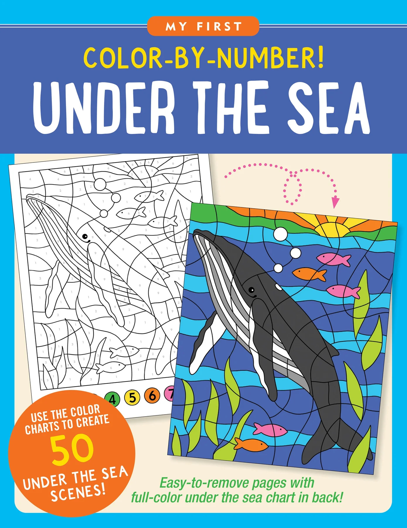 Color By Number Under The Sea