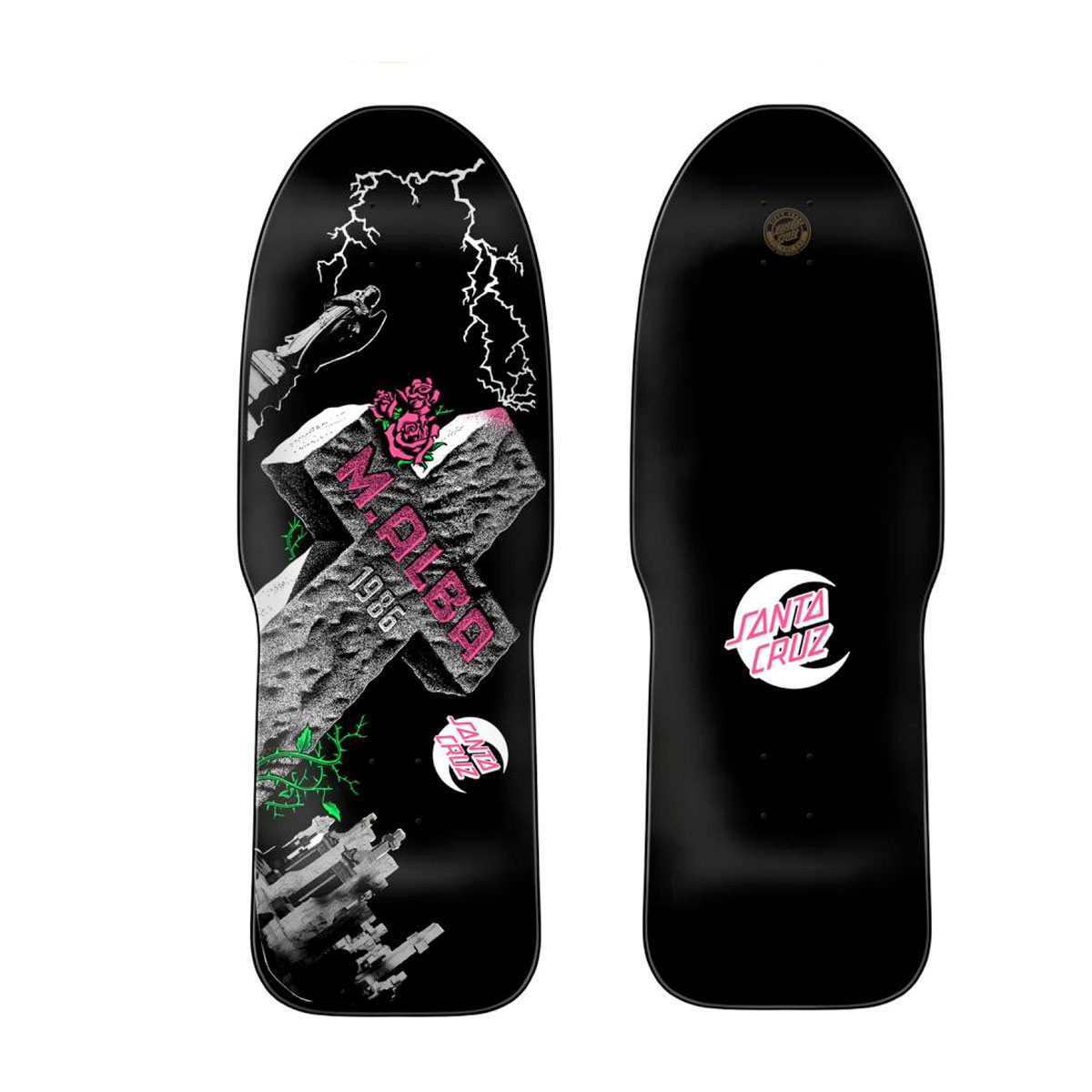 Santa Cruz skateboard deck 10.4 Malba Tombstone