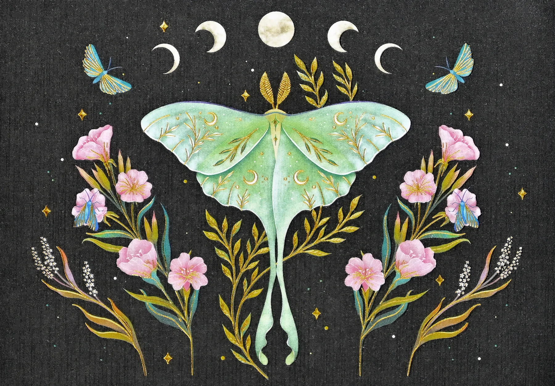Luna Moth Note Cards - 2