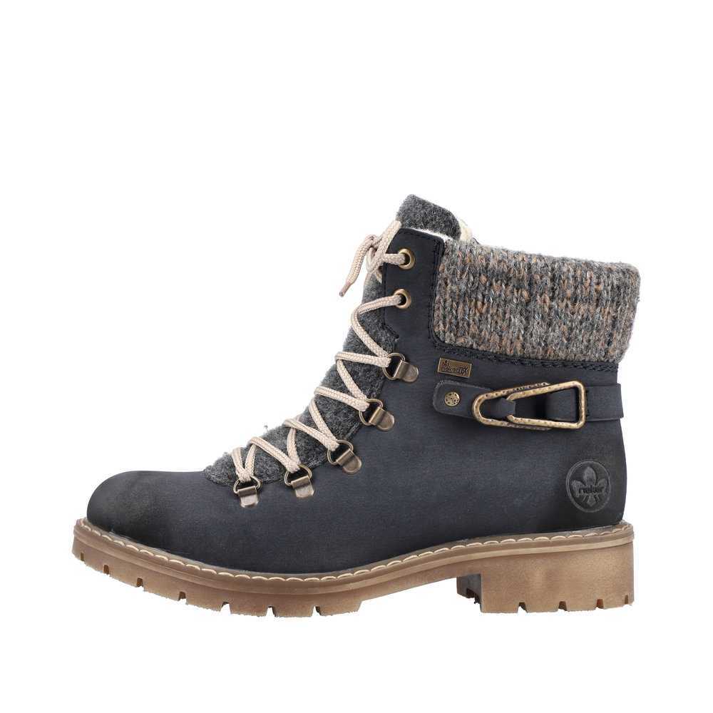 Rieker Damboots varmfodrad mörk Blå - 5