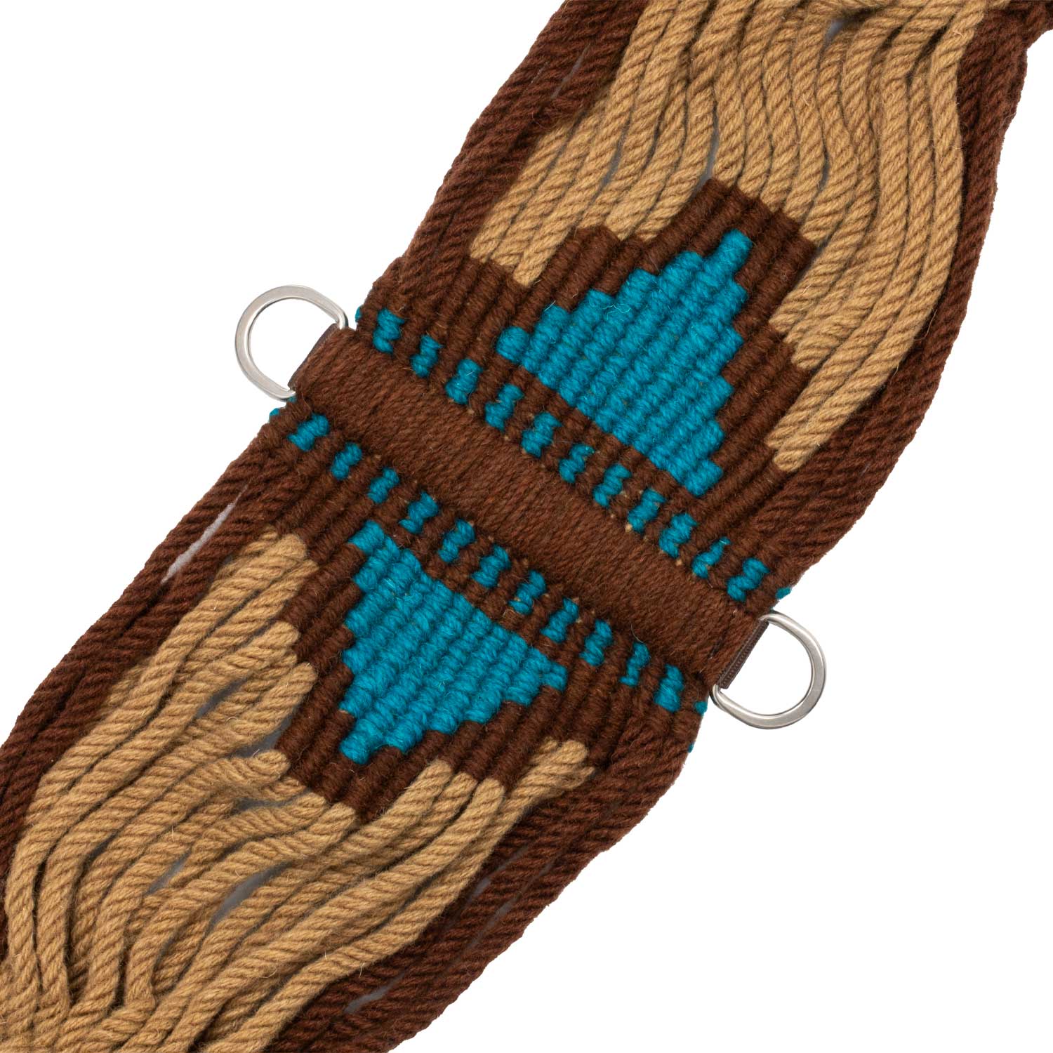 Western girth, Pool´s Aztec in mohair - 3