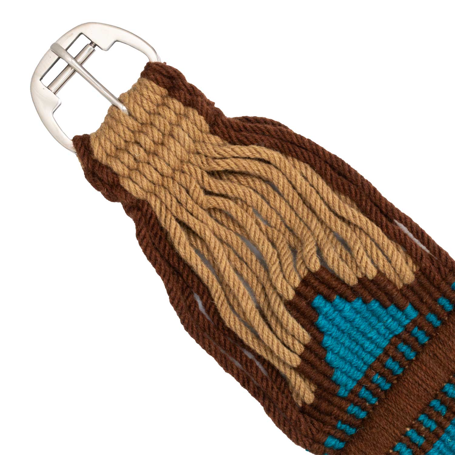 Western girth, Pool´s Aztec in mohair - 4