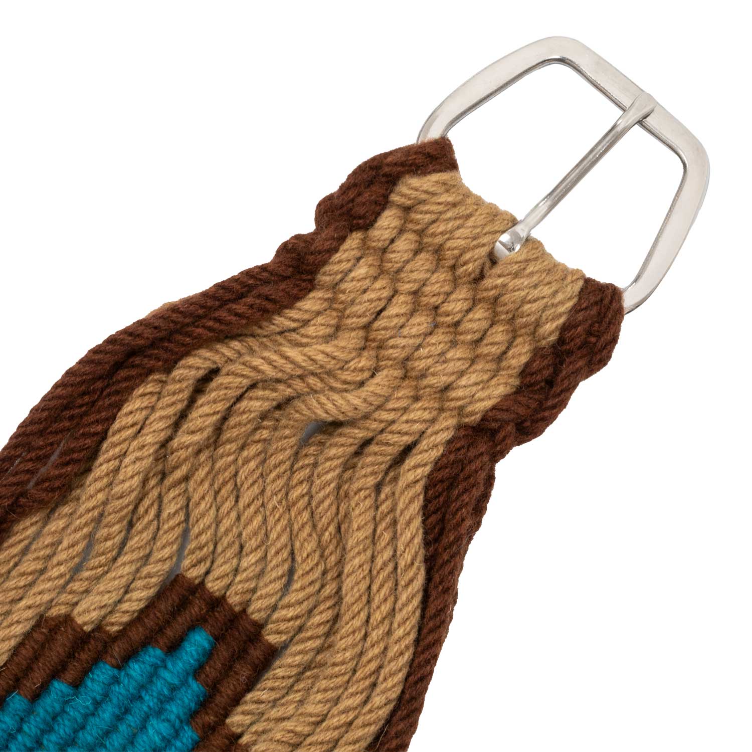 Western girth, Pool´s Aztec in mohair - 2