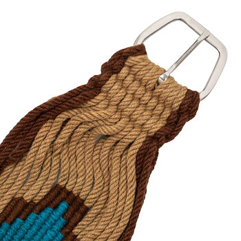 Western girth, Pool´s Aztec in mohair