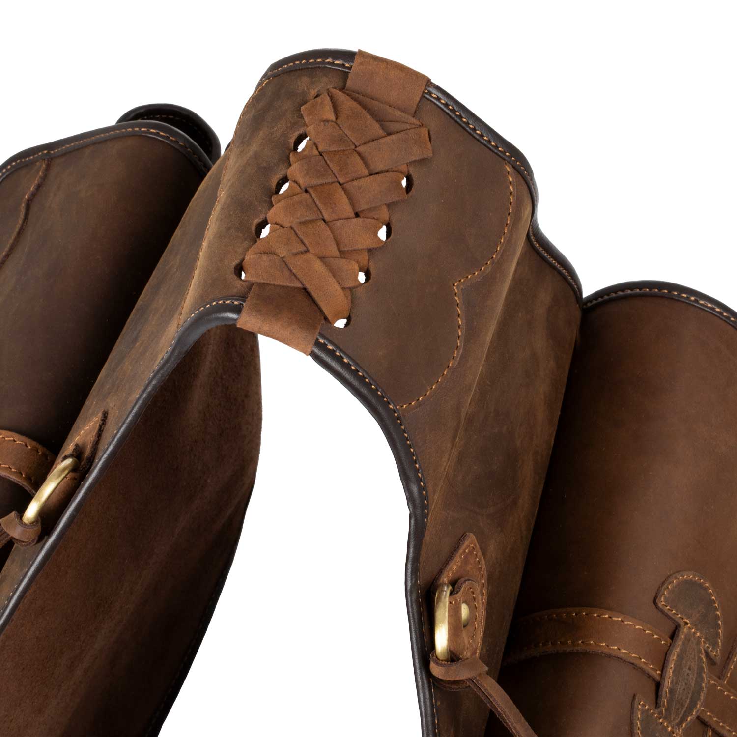 Double saddle bag Pool´s, oiled nubuck - 5