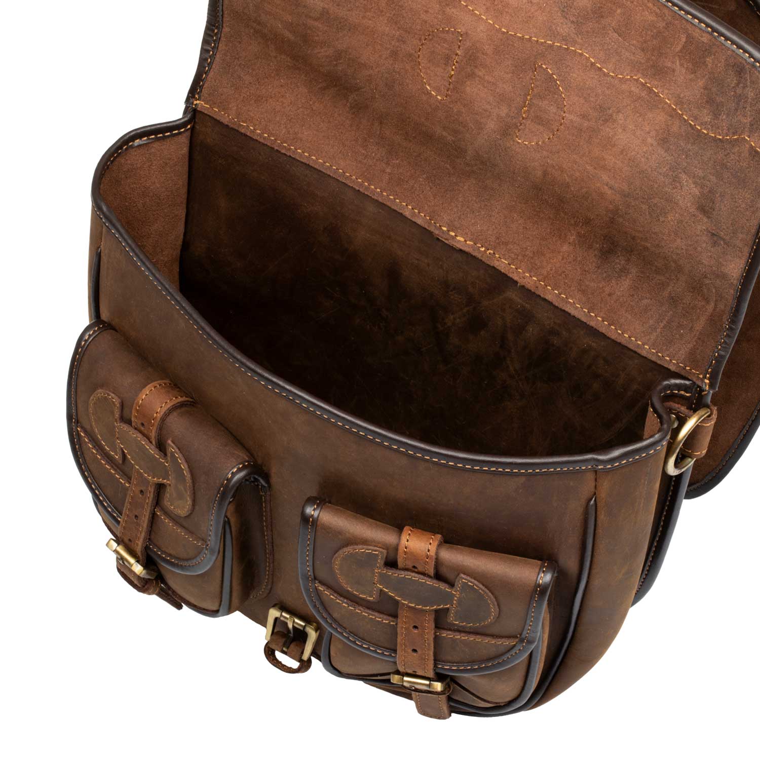 Double saddle bag Pool´s, oiled nubuck - 4
