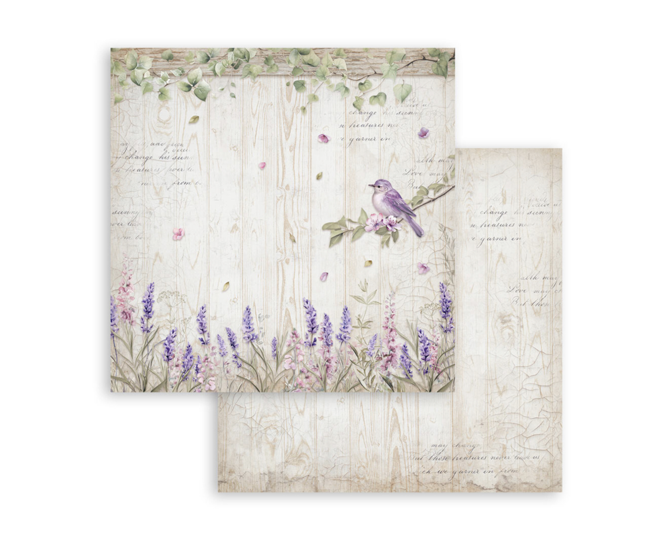 Stamperia Paper Pad 12X12 - Lavender - 5