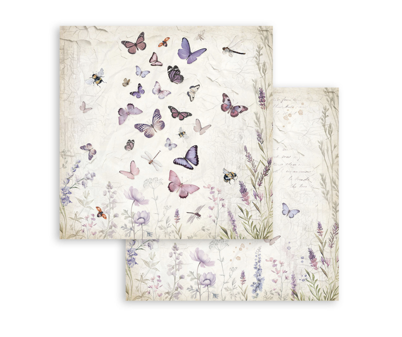 Stamperia Paper Pad 12X12 - Lavender - 3