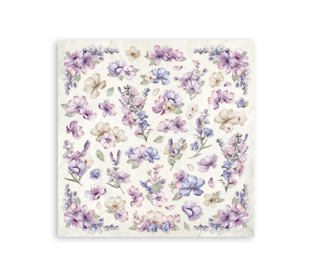 Stamperia Paper Pad 12X12 - Lavender - 2