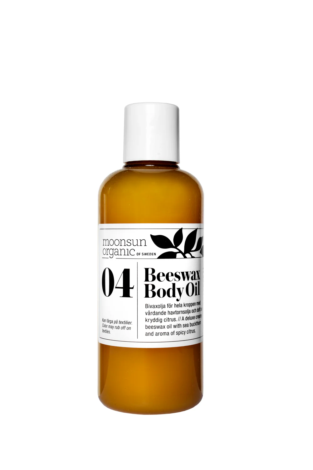 Beeswax Bodyoil 200 ml moonsun organic of sweden