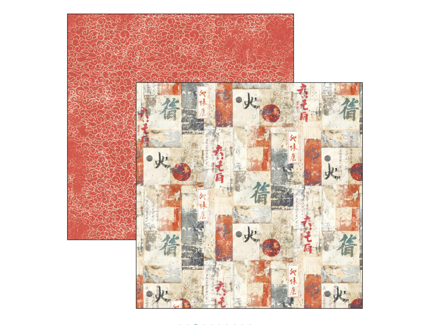Ciao Bella Land of the Rising sun - Paperpad 8"X8"  12/pkg  - 3