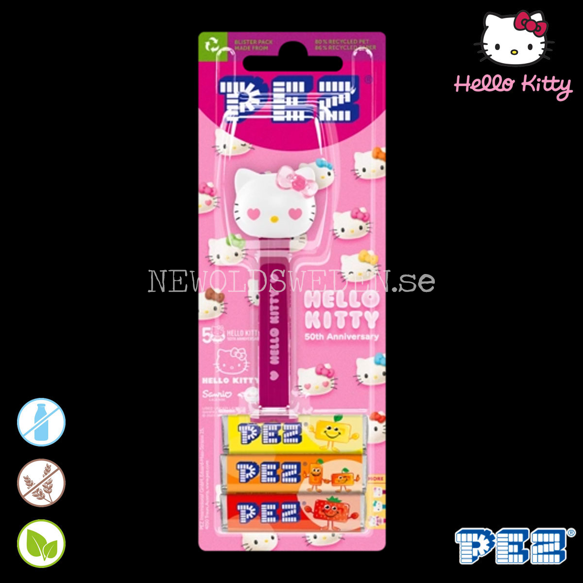 PEZ Dispenser HELLO KITTY HEARTS + Candy - Hello Kitty - PE31 - 2