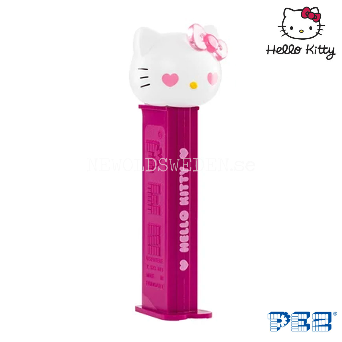 PEZ Dispenser HELLO KITTY HEARTS + Candy - Hello Kitty - PE31