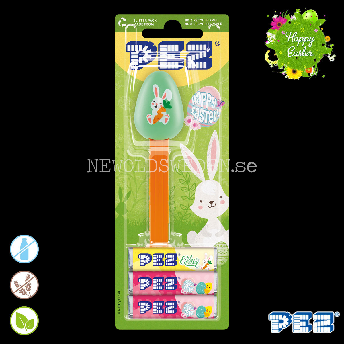 PEZ Dispenser EASTER EGG BUNNY + Candy - Easter - PE012 - 2