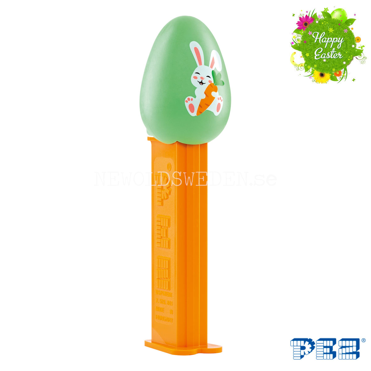 PEZ Dispenser EASTER EGG BUNNY + Candy - Easter - PE012 - 5
