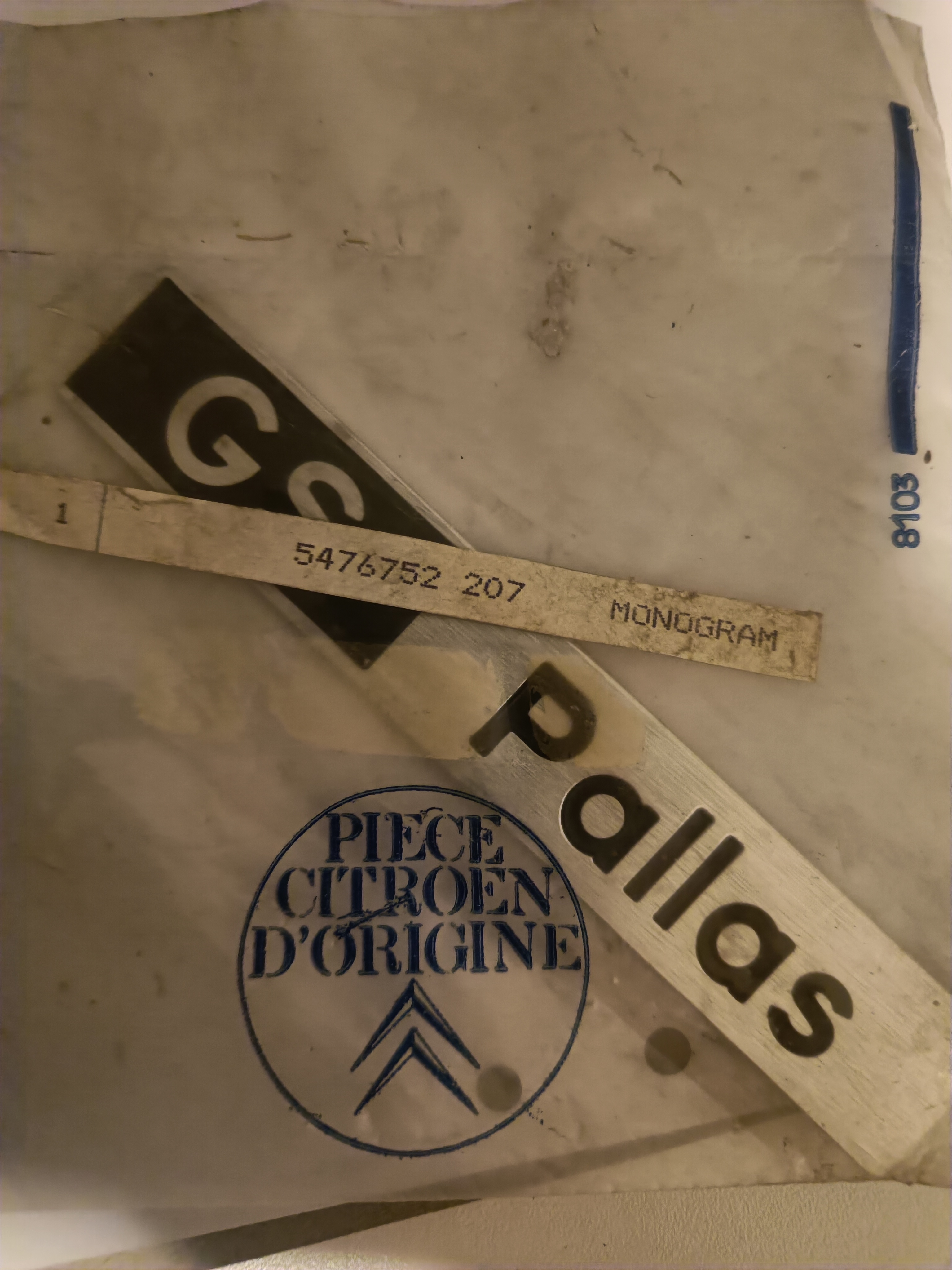 GS PALLAS Monogram  NOS