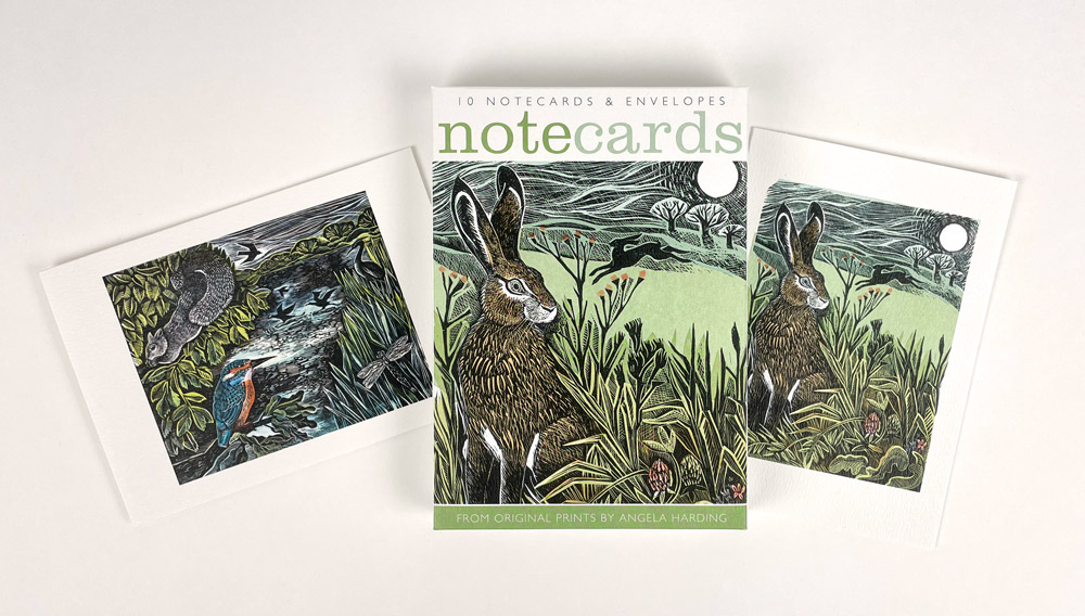 Kingfisher and Squirrel & Hidden Hares Notecard Wallet - 3
