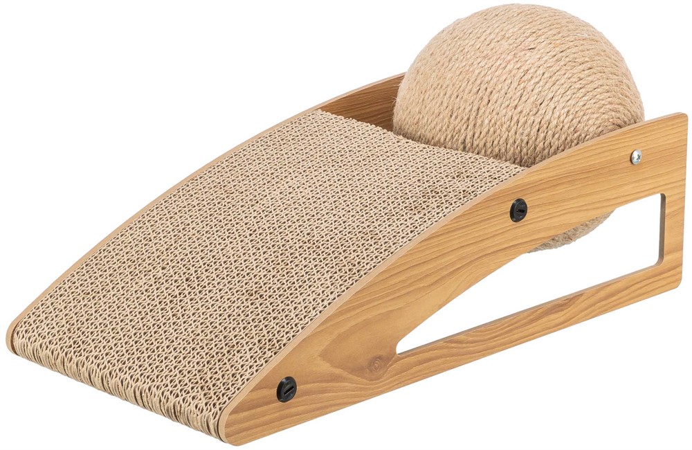 Trixie Klösmöbel Ramp med boll - 40 × 17 × 20 cm