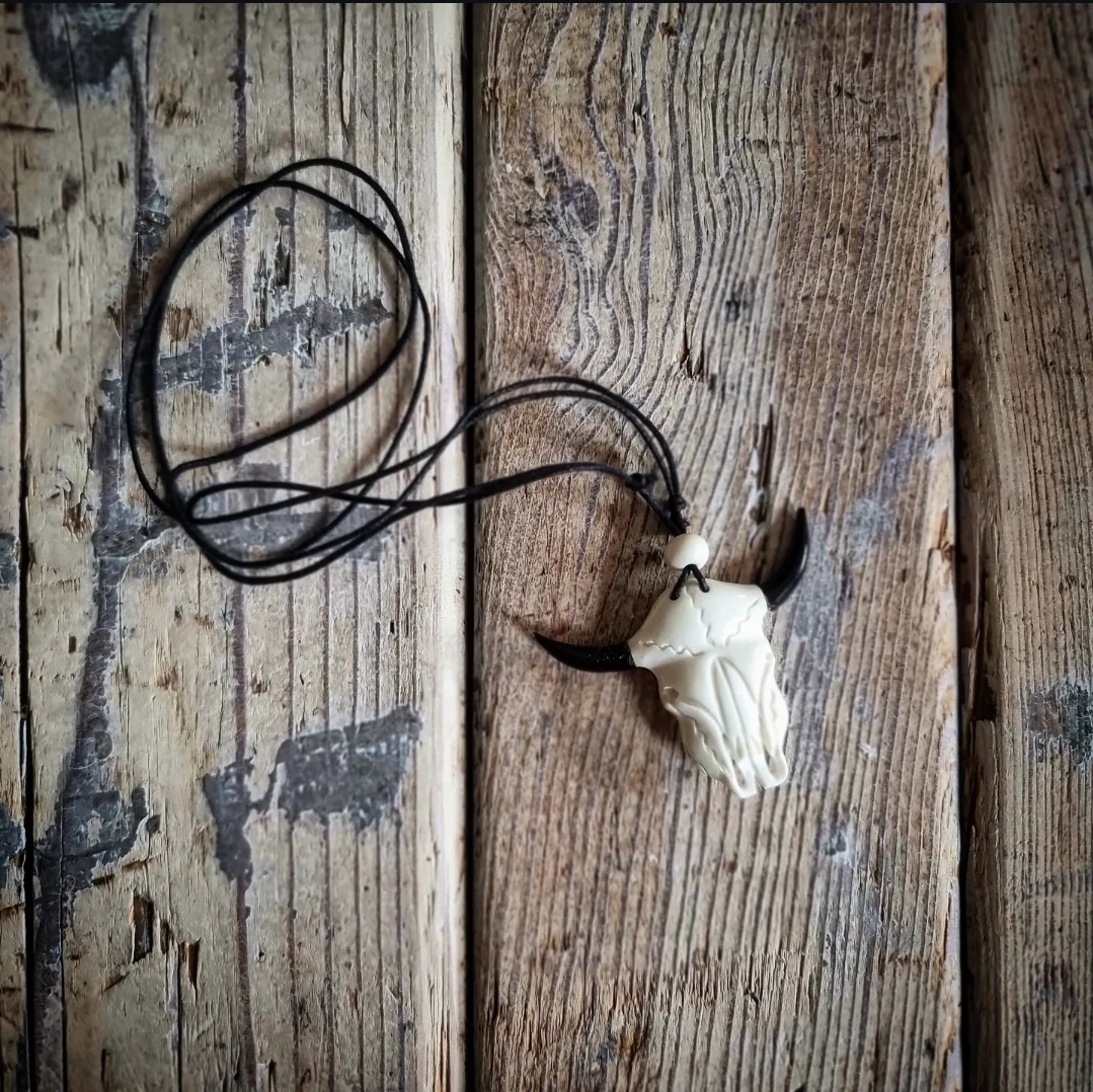 Halsband - Buffalo Skull - 4