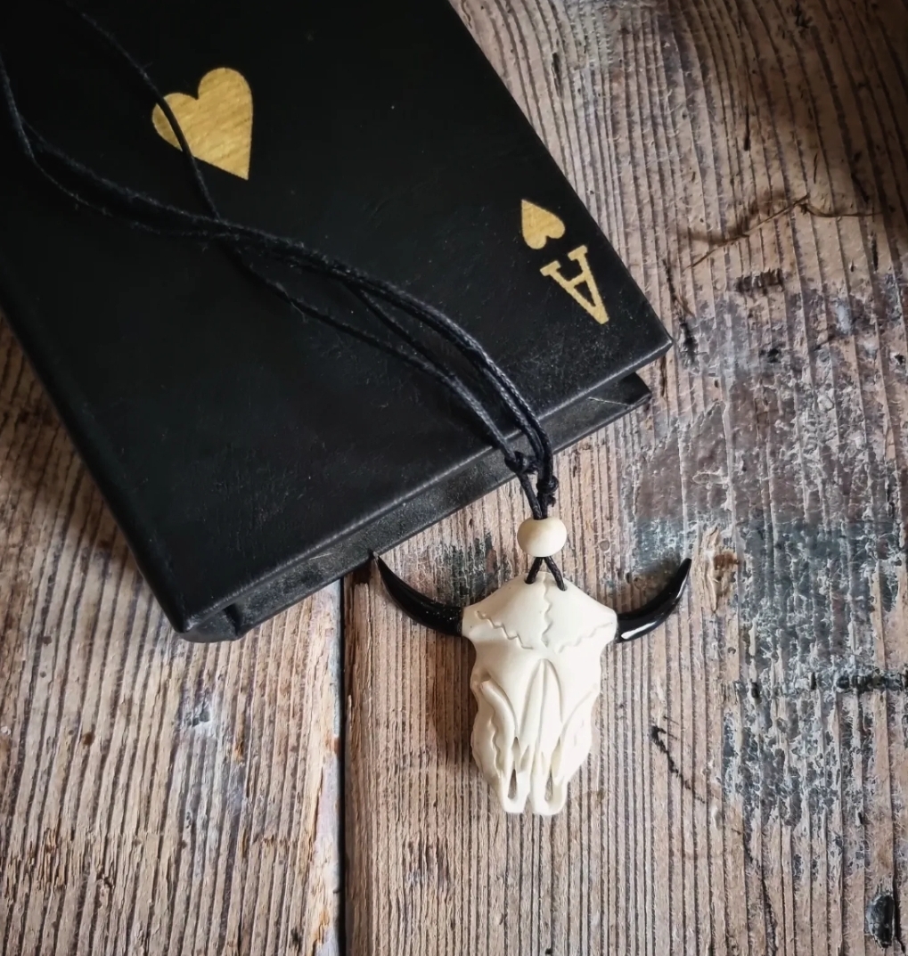 Halsband - Buffalo Skull
