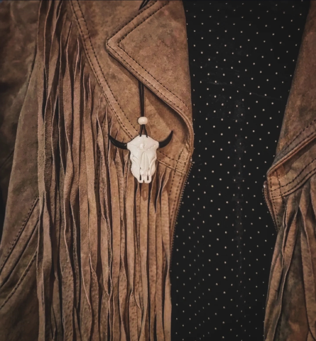 Halsband - Buffalo Skull - 2